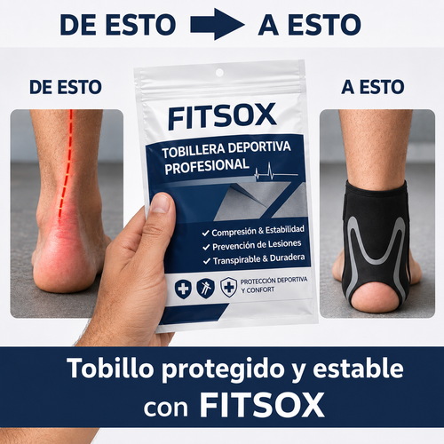 FitSox® Tobillera Smart de Compresión