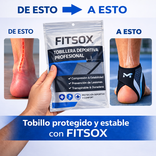 FitSox® Tobillera Profesional de Compresión