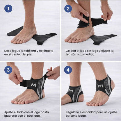 FitSox® Tobillera Profesional de Compresión